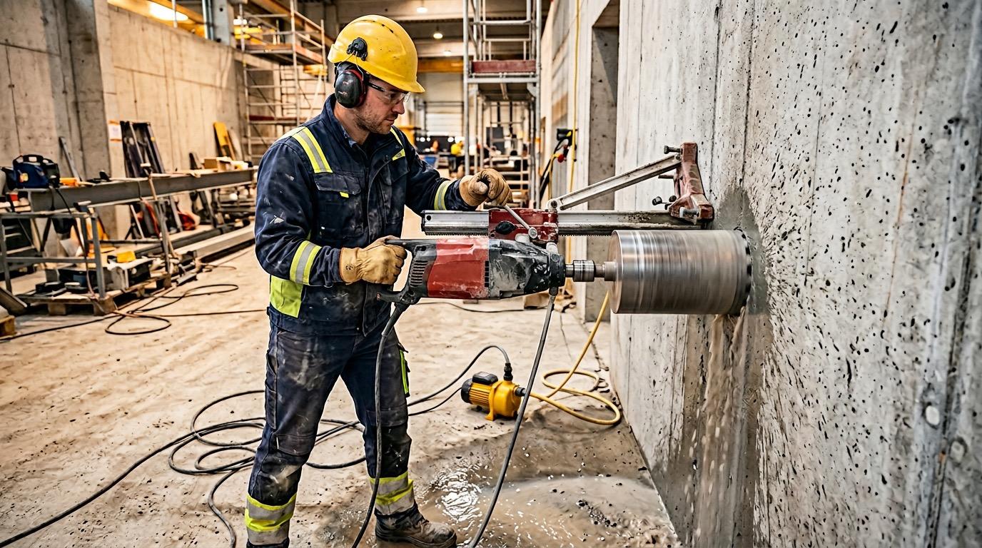 Professionelles Betonbohren und Kernbohrungen in Geboltskirchen – Johann Burgstaller