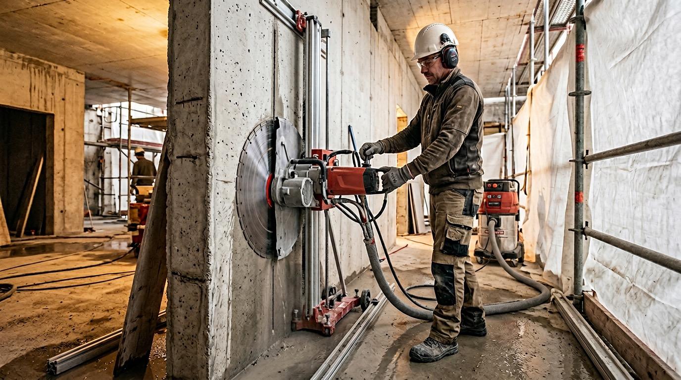 Betonschneiden und Wandsägen in Geboltskirchen und Oberösterreich – Johann Burgstaller